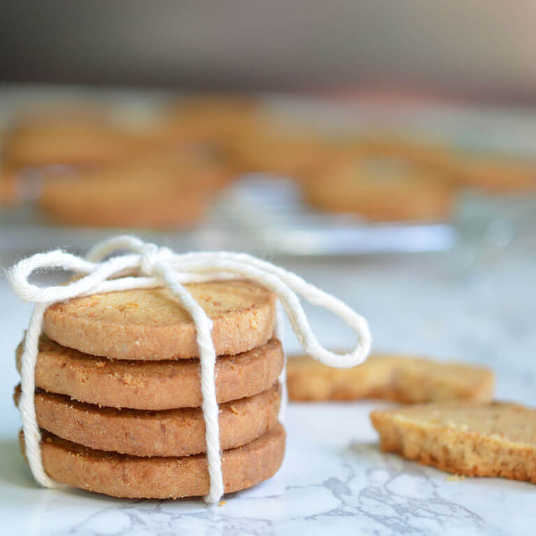 Earl Grey Vanilla Shortbread Biscuits